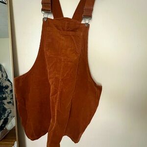 Corduroy Overall Dress